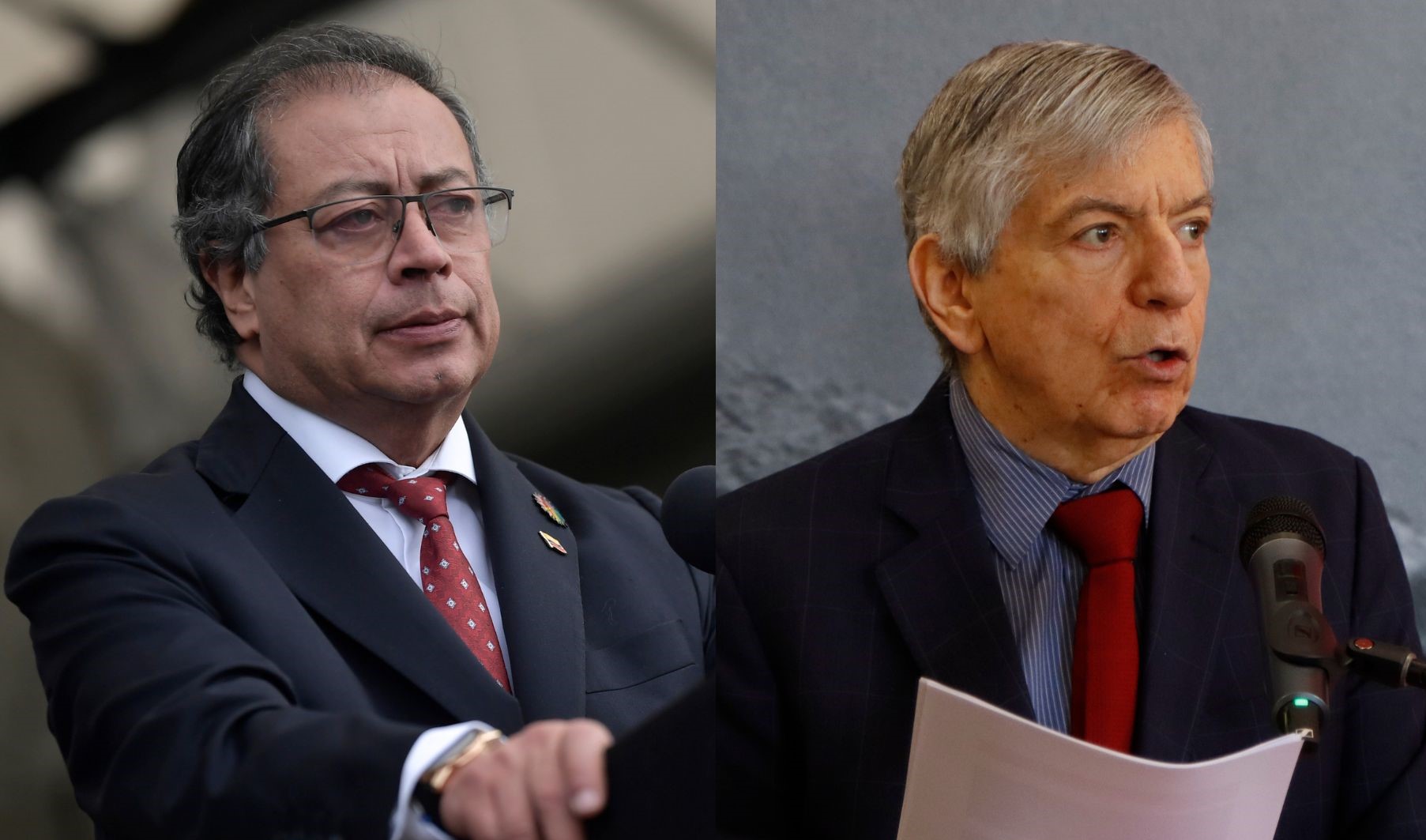 Presidente Gustavo Petro y exmandatario César Gaviria.