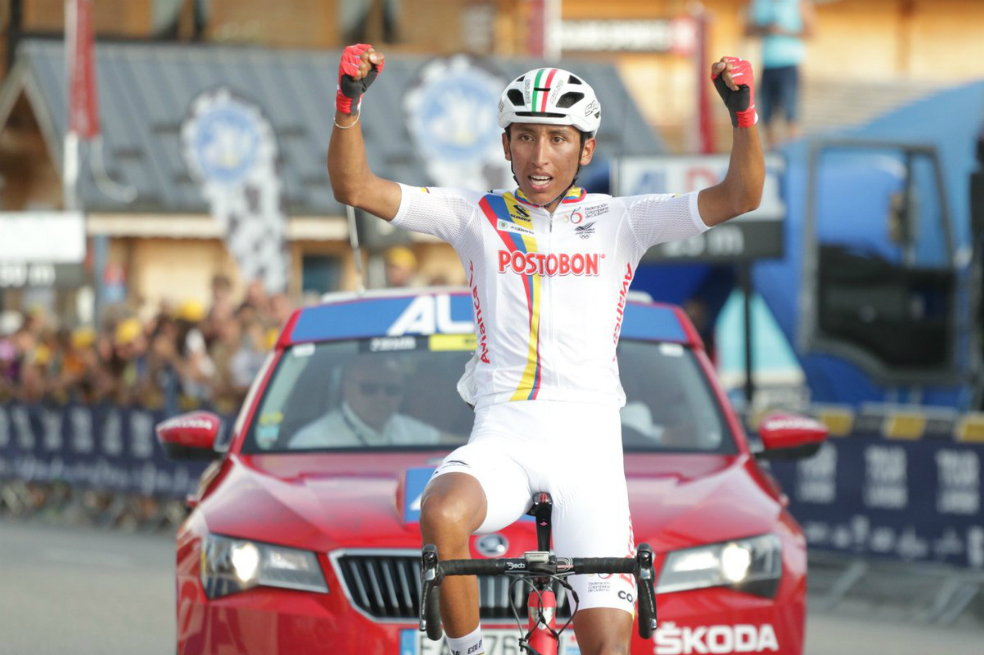 Egan Bernal, victoria de etapa y liderato en el Tour de L’Avenir