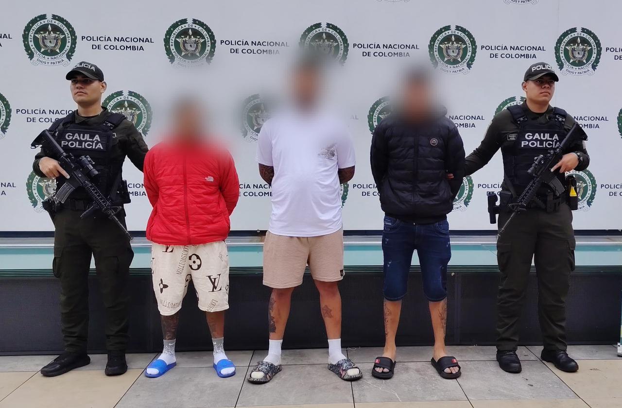 Según la Policía, el grupo exigía a los comerciantes pagos de entre $15 y $20 millones a cambio de no atentar contra ellos.