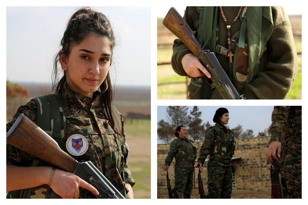 El ejército de mujeres cristianas de Siria que combate al Estado Islámico
