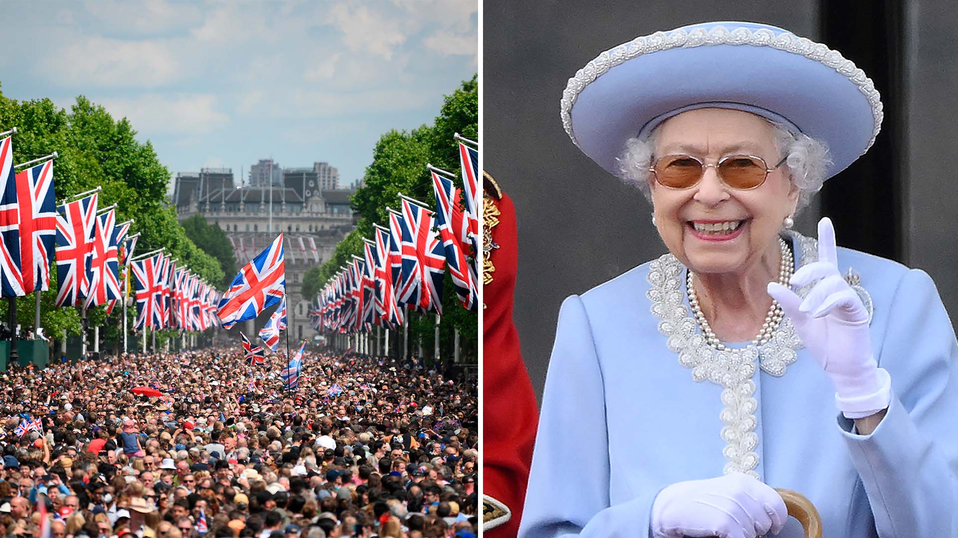 La reina Isabel II es aclamada por su Jubileo de Platino