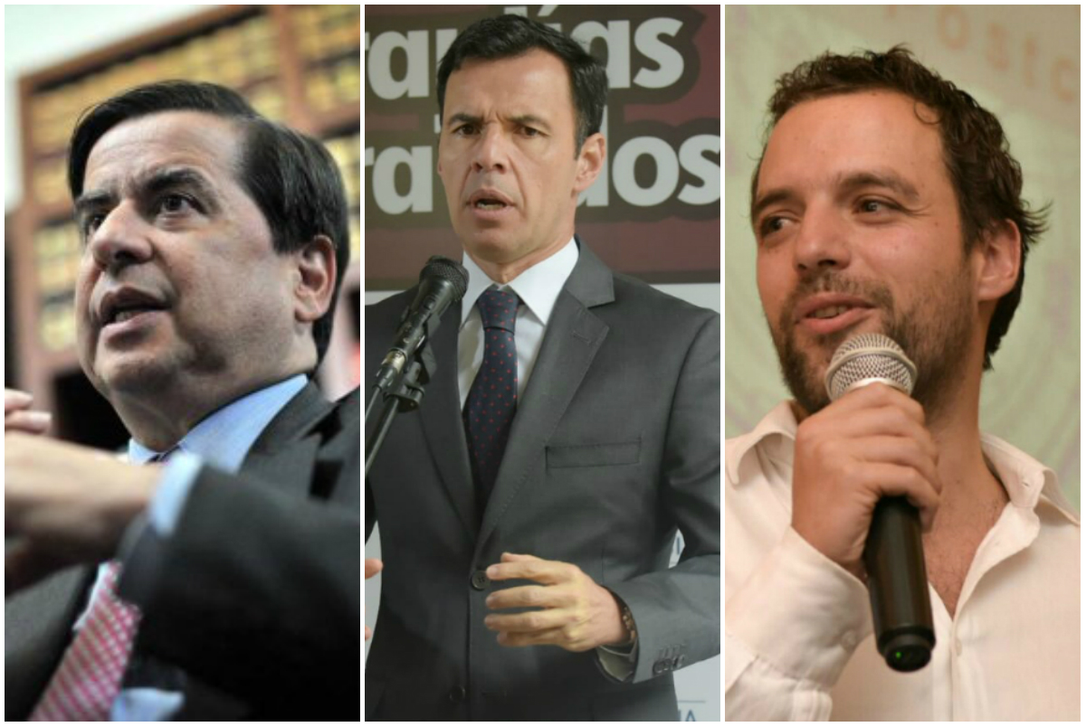 Los exministros Juan Fernando Cristo y Guillermo Rivera, y el exviceministro Luis Ernesto Gómez, afirman que el decreto expedido es inconstitucional. / Archivo