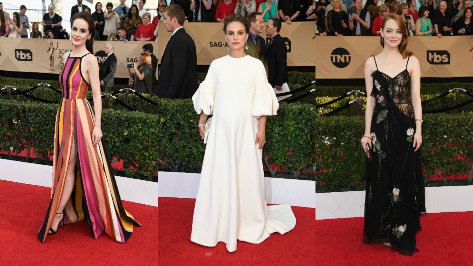 Moda y glamour en la alfombra roja de los SAG Awards 2017