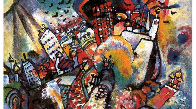 Plaza roja, obra de Kandinsky, de 1914, que es exhibida en el Vaticano en una muestra que recrea la espiritualidad rusa de los siglos XIX y XX.  / Cortesía