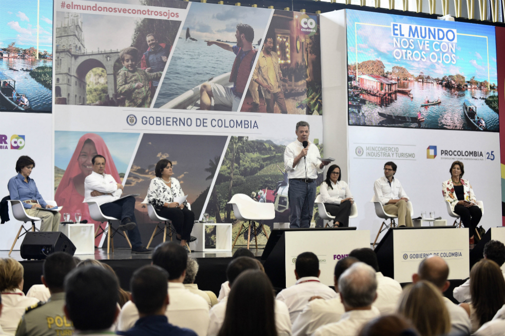Balance positivo del turismo en Colombia