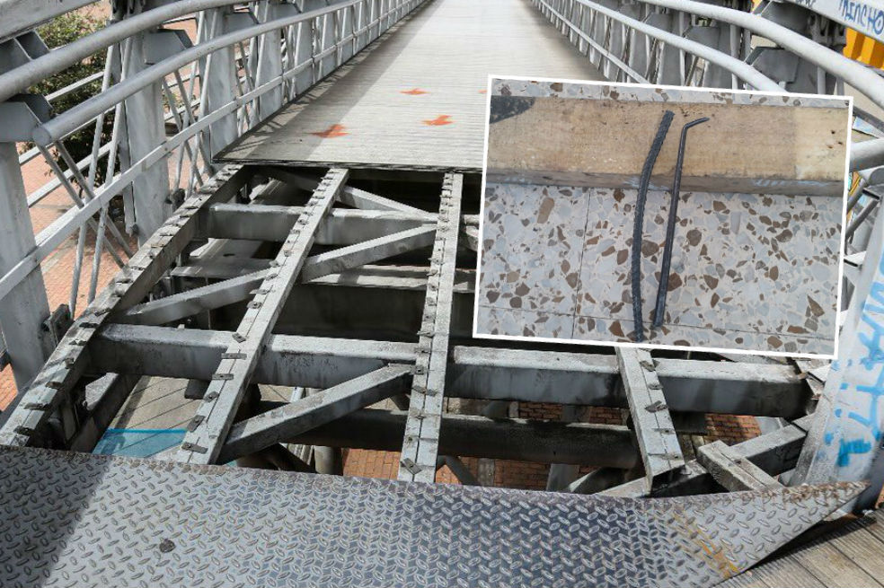Capturan a habitante de calle implicado en hurto de láminas de puente de Transmilenio