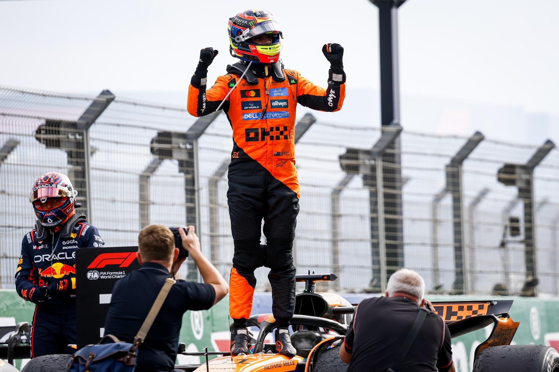 GP de Países Bajos: Piastri ganó y se afianzó como líder tras abandono de Norris