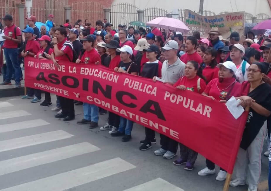 Profesores de Asoinca amenazan con “tomarse Bogotá” si el Gobierno no los escucha