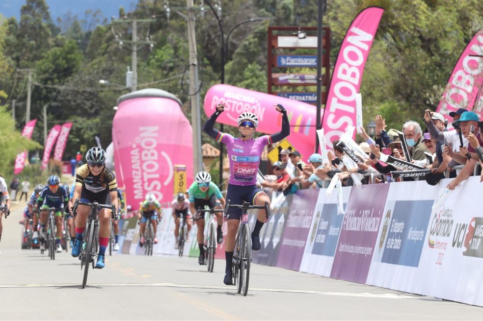 Vuelta a Colombia Femenina: Diana Peñuela repitió victoria en la segunda etapa