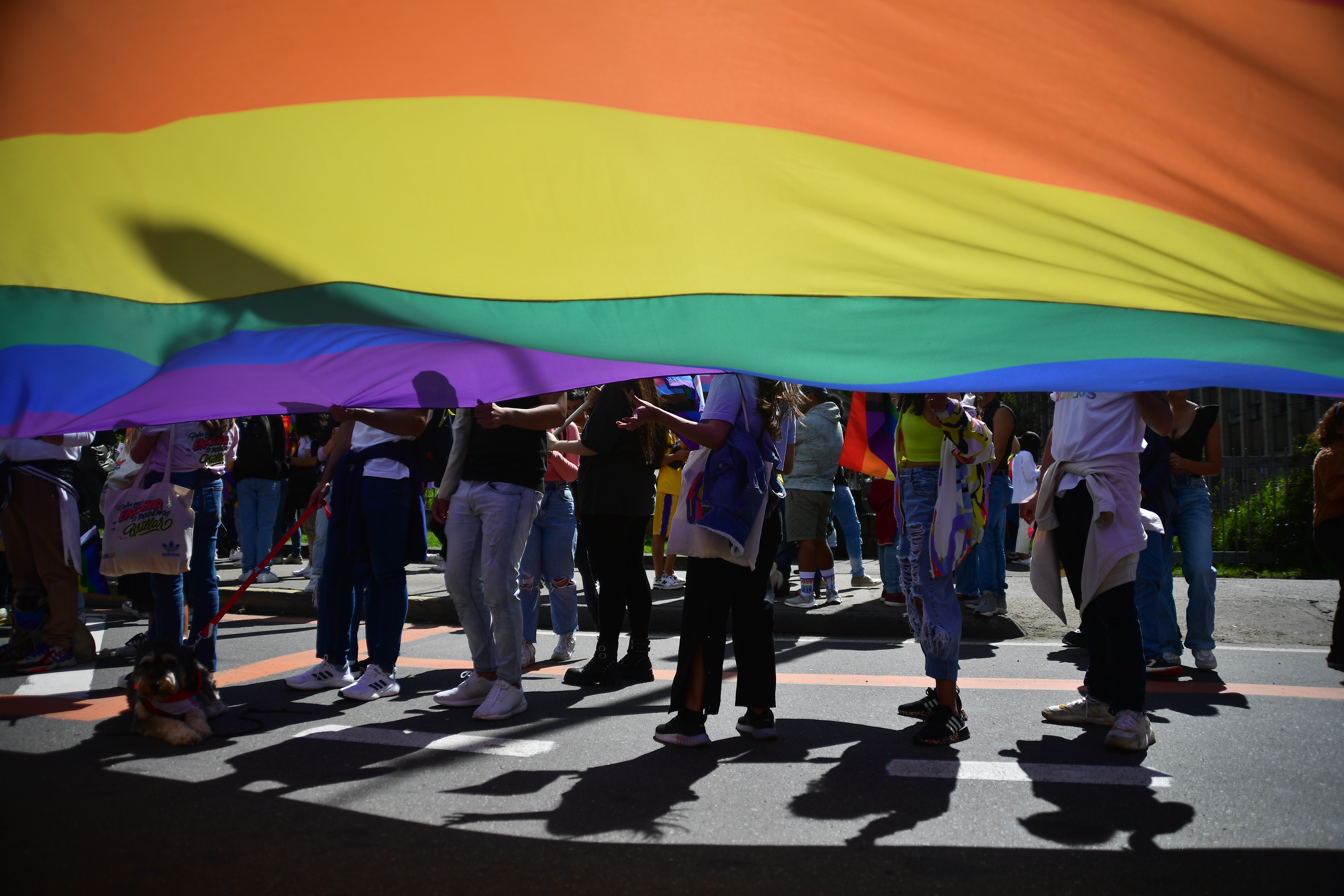 Marcha del Orgullo LGBTIQ+ en la ciudad de Bogotá