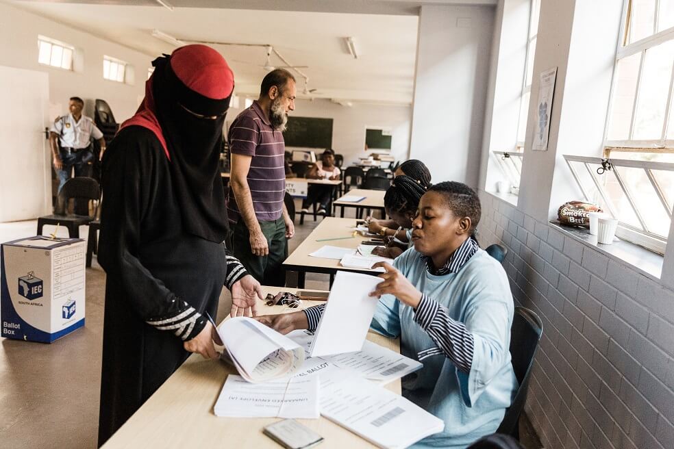 En fotos: masivas elecciones en sudáfrica tras 25 años de eliminación del apartheid