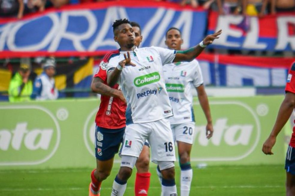 Medellín dañó la fiesta del Once Caldas de Dayro Moreno, que anotó y se acerca al récord