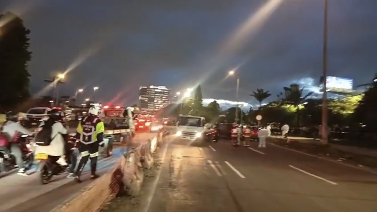 Movilidad hoy: Habilitada la Av. carrera 68 tras finalizar labores de criminalística