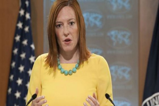 Portavoz del Departamento de Estado, Jen Psaki. 