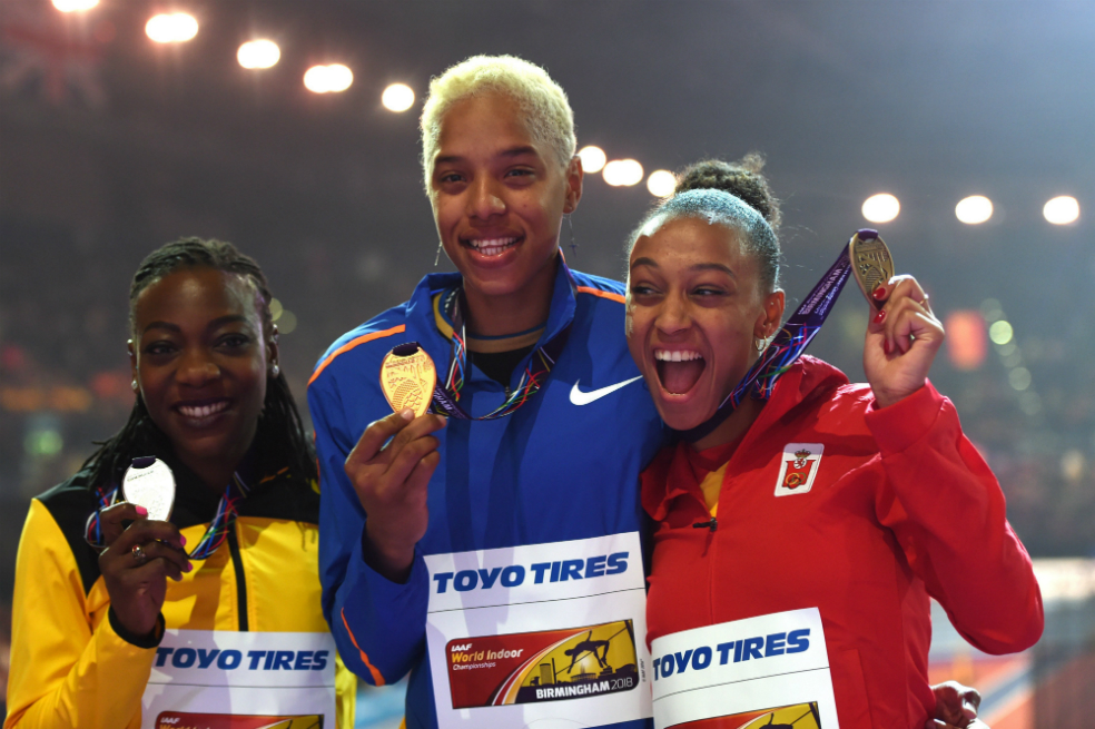 Sin Caterine Ibargüen, la venezolana Yulimar Rojas ganó un nuevo título mundial