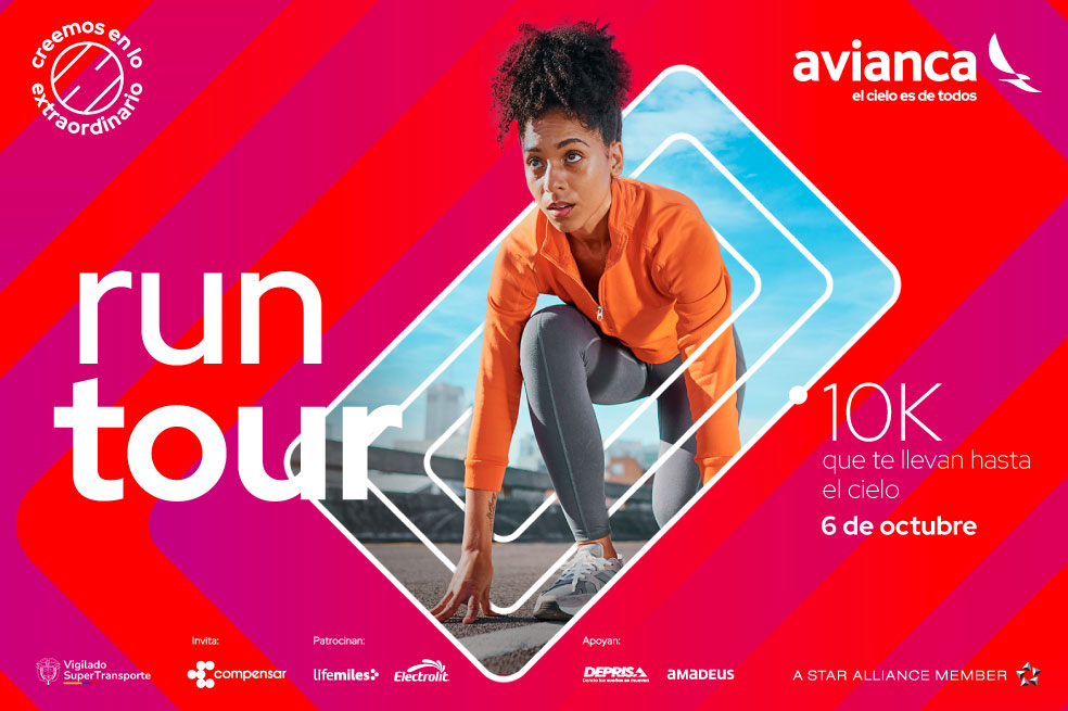 RunTour Avianca 2024 otorgará premios para corredores