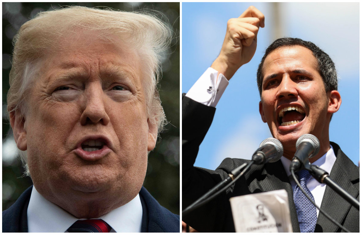 Donald Trump reconoce a Juan Guaidó como presidente de Venezuela
