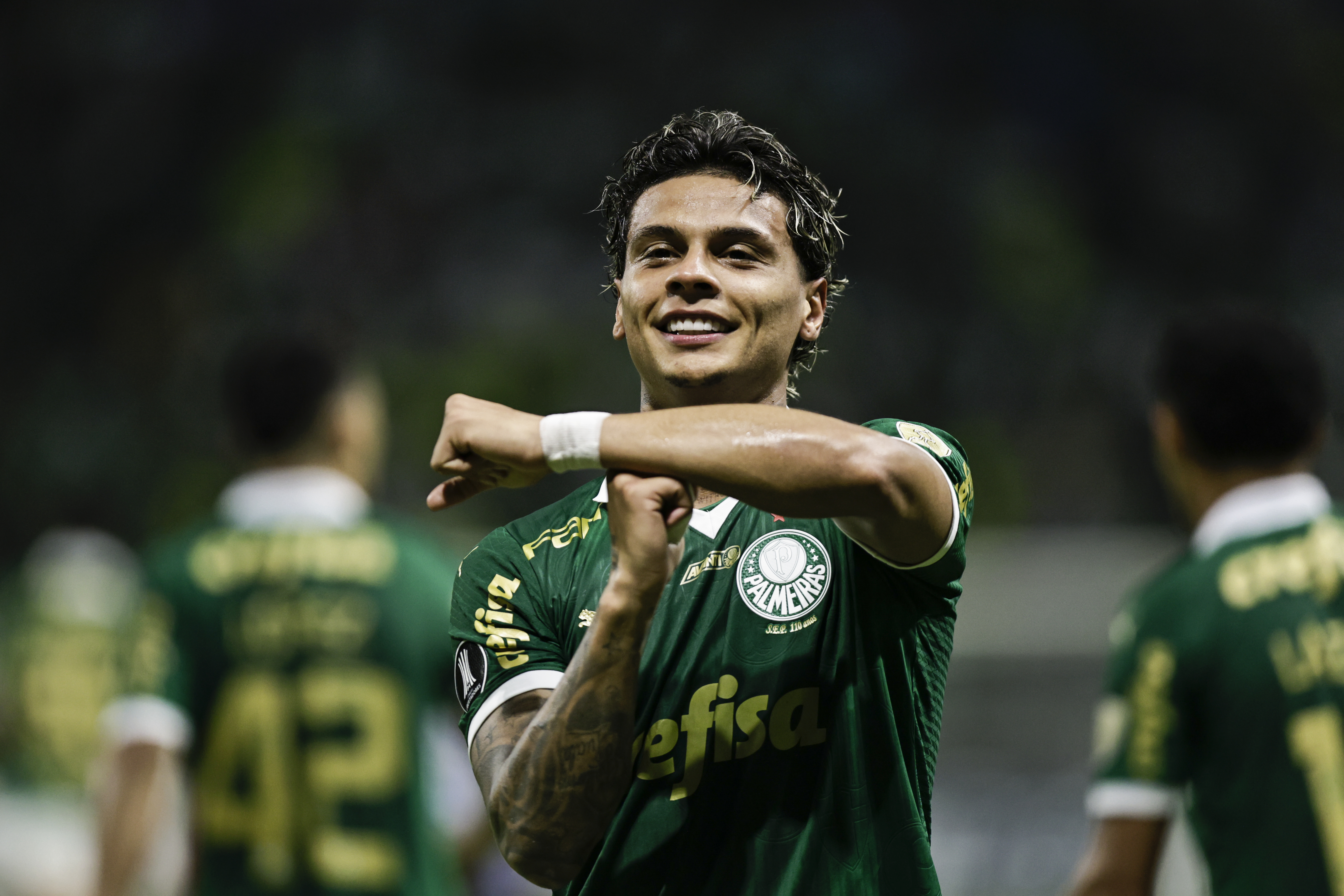El impresionante golazo de Richard Ríos en Copa Libertadores: video