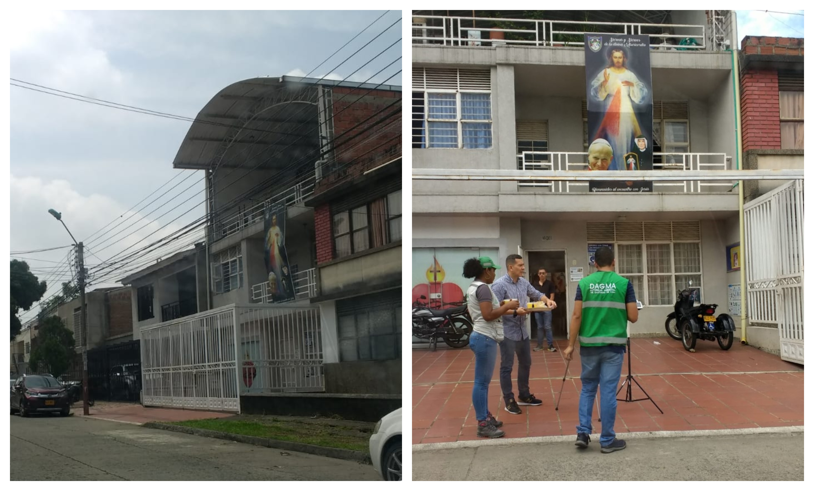 El “infierno” de los vecinos que buscan sacar de la cuadra una iglesia improvisada