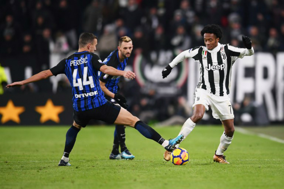 Destacada actuación de Cuadrado en empate de Juventus ante Inter