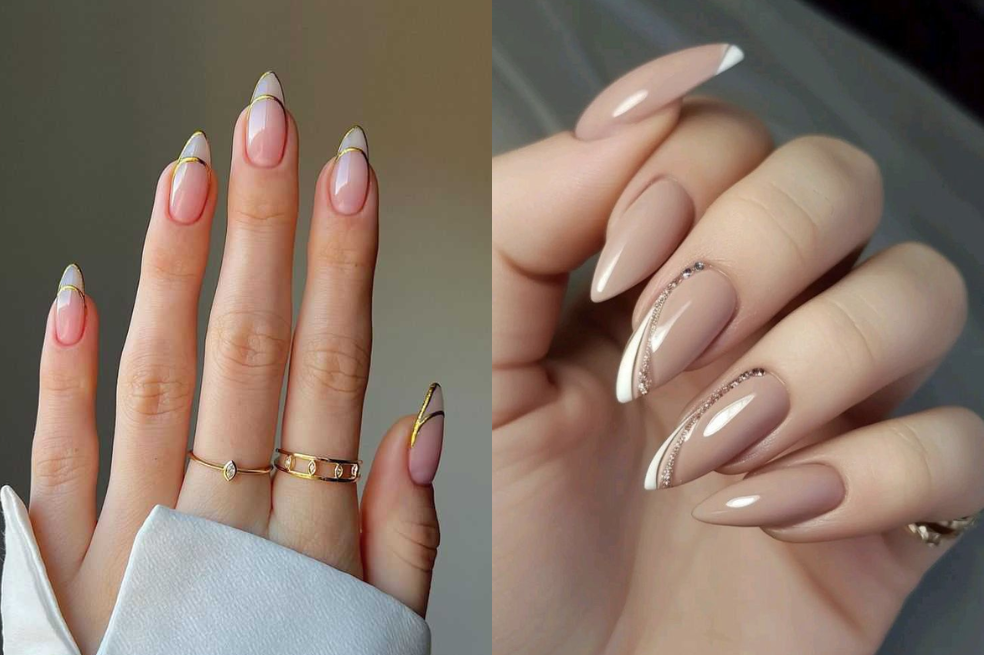 Uñas almendradas elegantes
