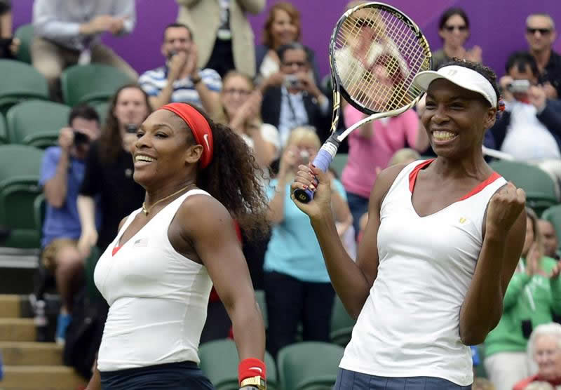 Las Williams conquistan su tercer oro en dobles