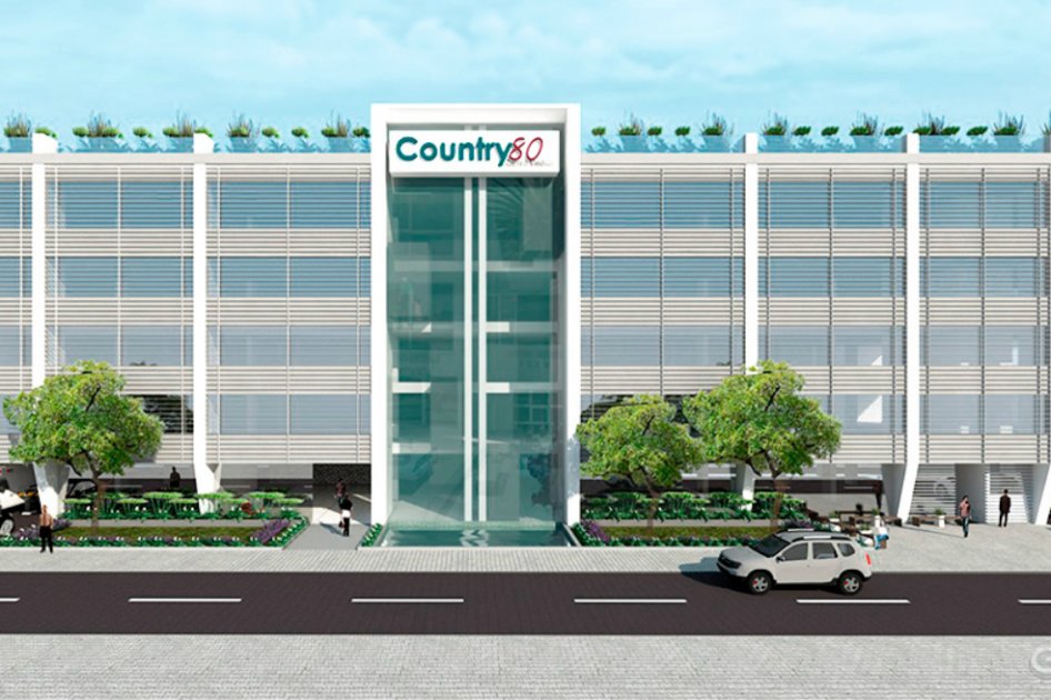 Maqueta de la obra Country 80 de la firma ACCI.