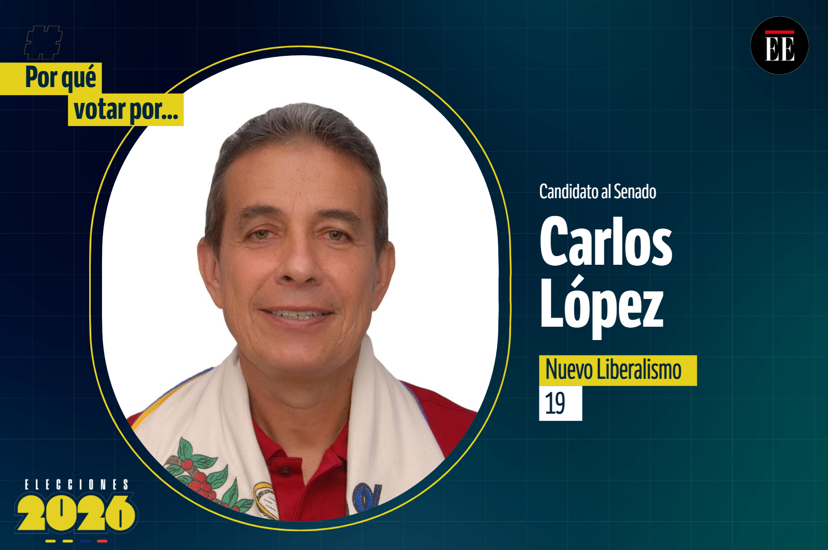 “Por qué votar por” Carlos Arturo López, candidato al Senado