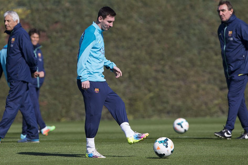 Para Martino los vómitos de Messi no son problema