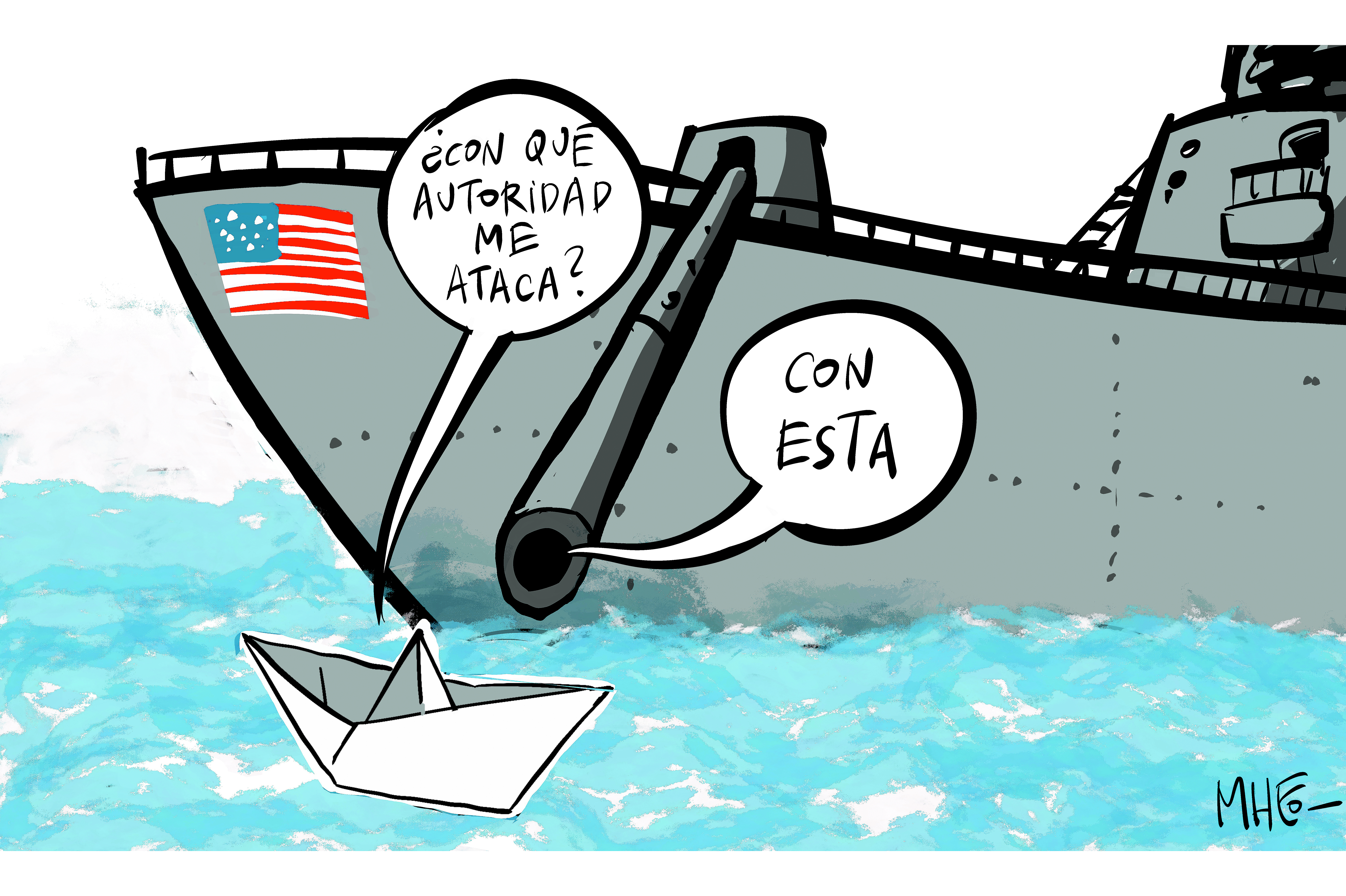 Atropello en alta mar