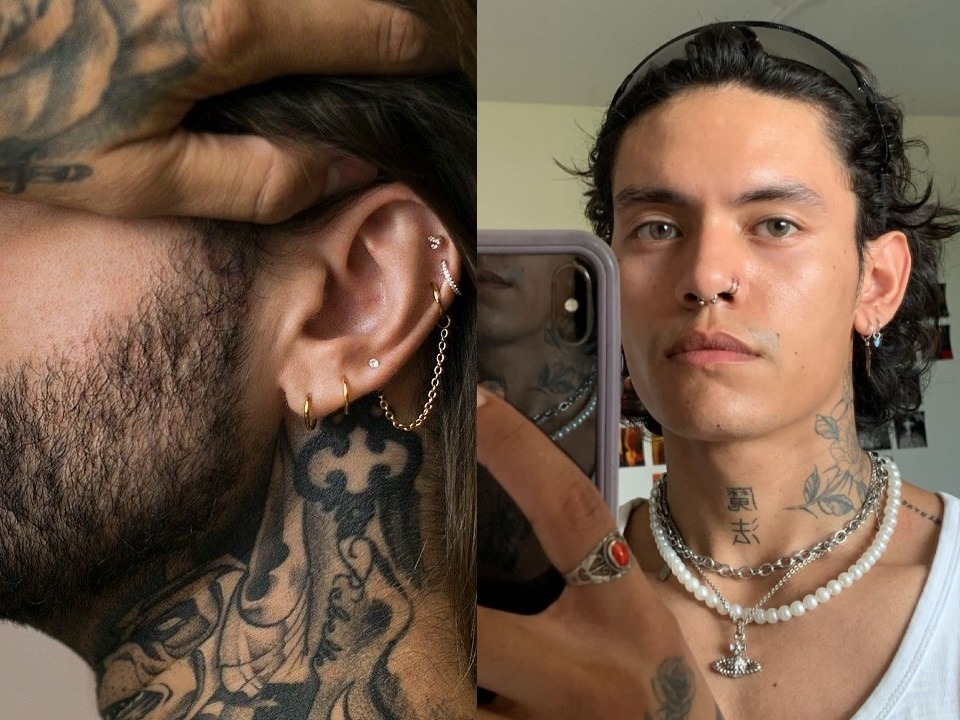 Los 5 piercings de hombre que están de moda en 2024