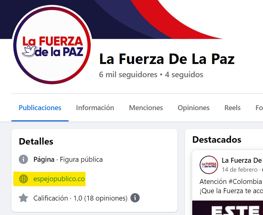 Espejo Público y Fuerza de la Paz