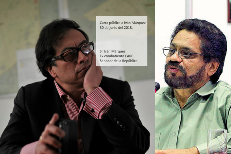 La carta que le envió Petro a “Iván Márquez” pidiéndole que se posesionara en el Congreso