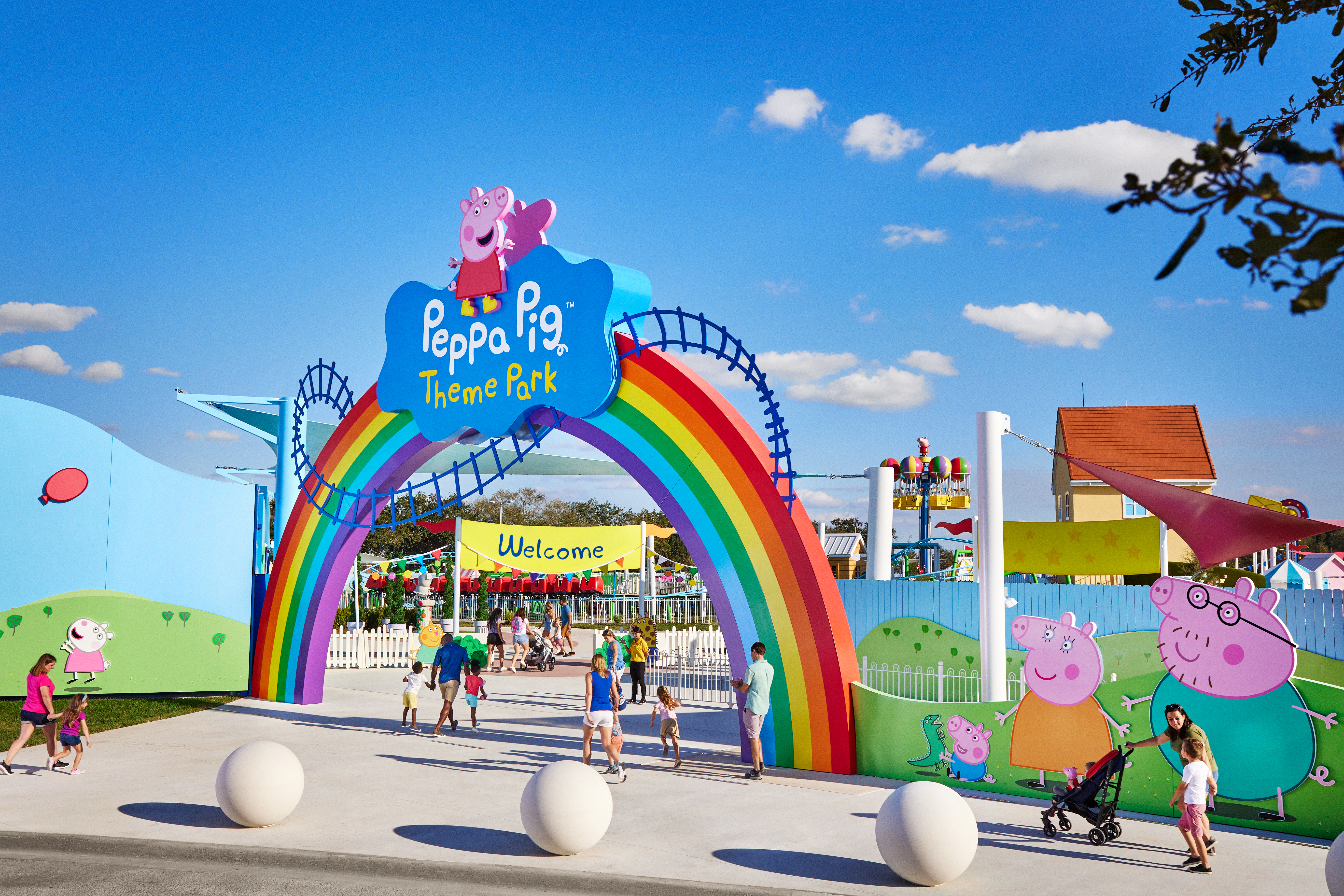 Así luce el Parque Temático de Peppa Pig.