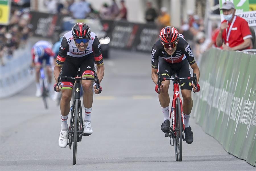 Rigoberto Urán no perdió tiempo en la sexta etapa del Tour de Suiza