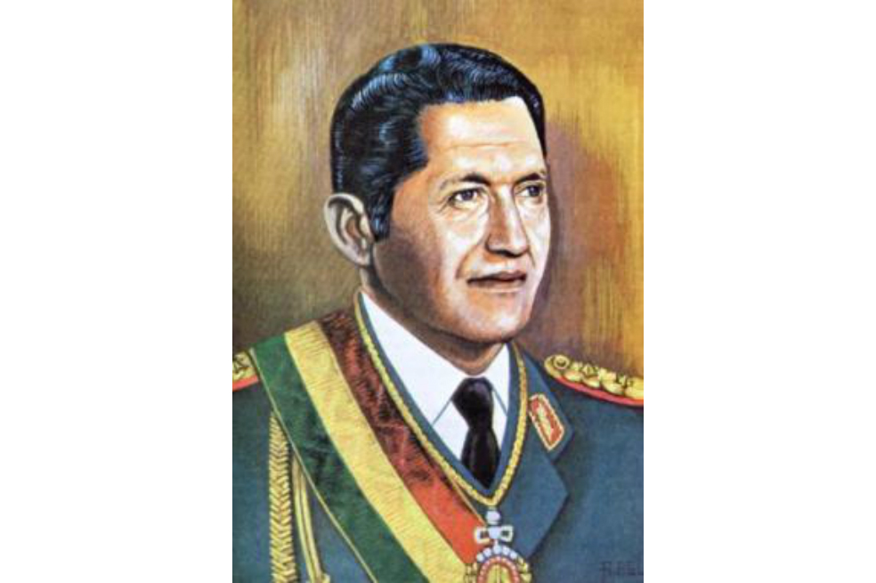 El exdictador Luis García Meza Tejada. / Archivo Presidencia Bolivia