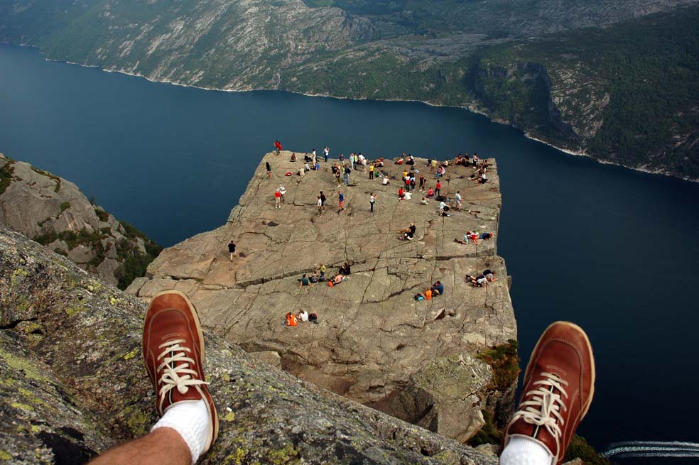 Noruega desde las nubes