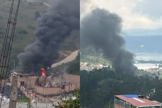 Alarma en Soacha y Sibaté por incendio estructural en una vereda