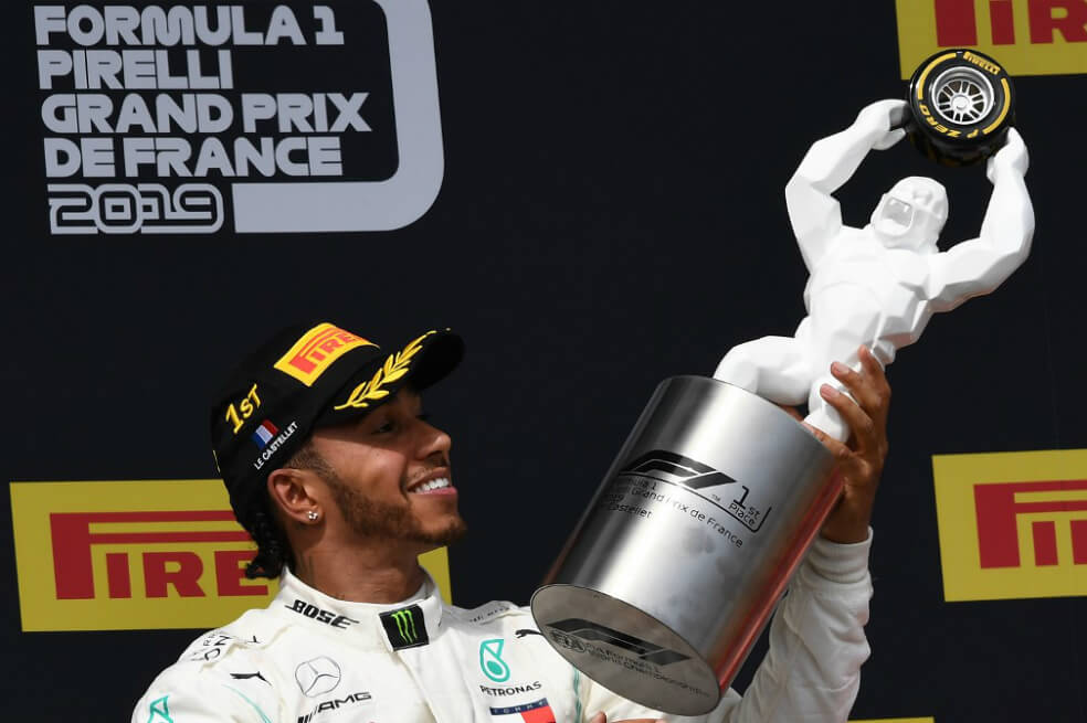 Lewis Hamilton triunfó en el Gran Premio de Francia