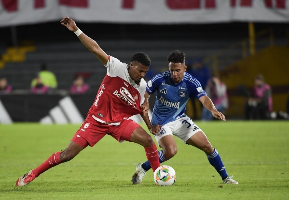 Sin goles ni espectáculo: Millonarios y Santa Fe empataron en la Liga BetPlay
