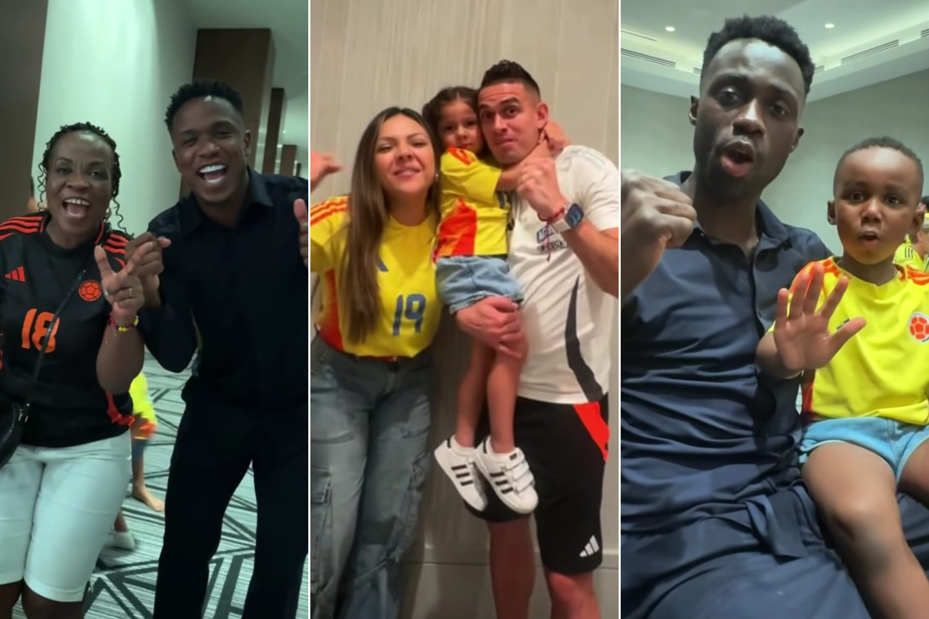 La celebración de los jugadores y sus familias tras el paso a la final: video