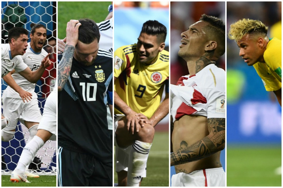 Mal debut para los equipos suramericanos en Rusia