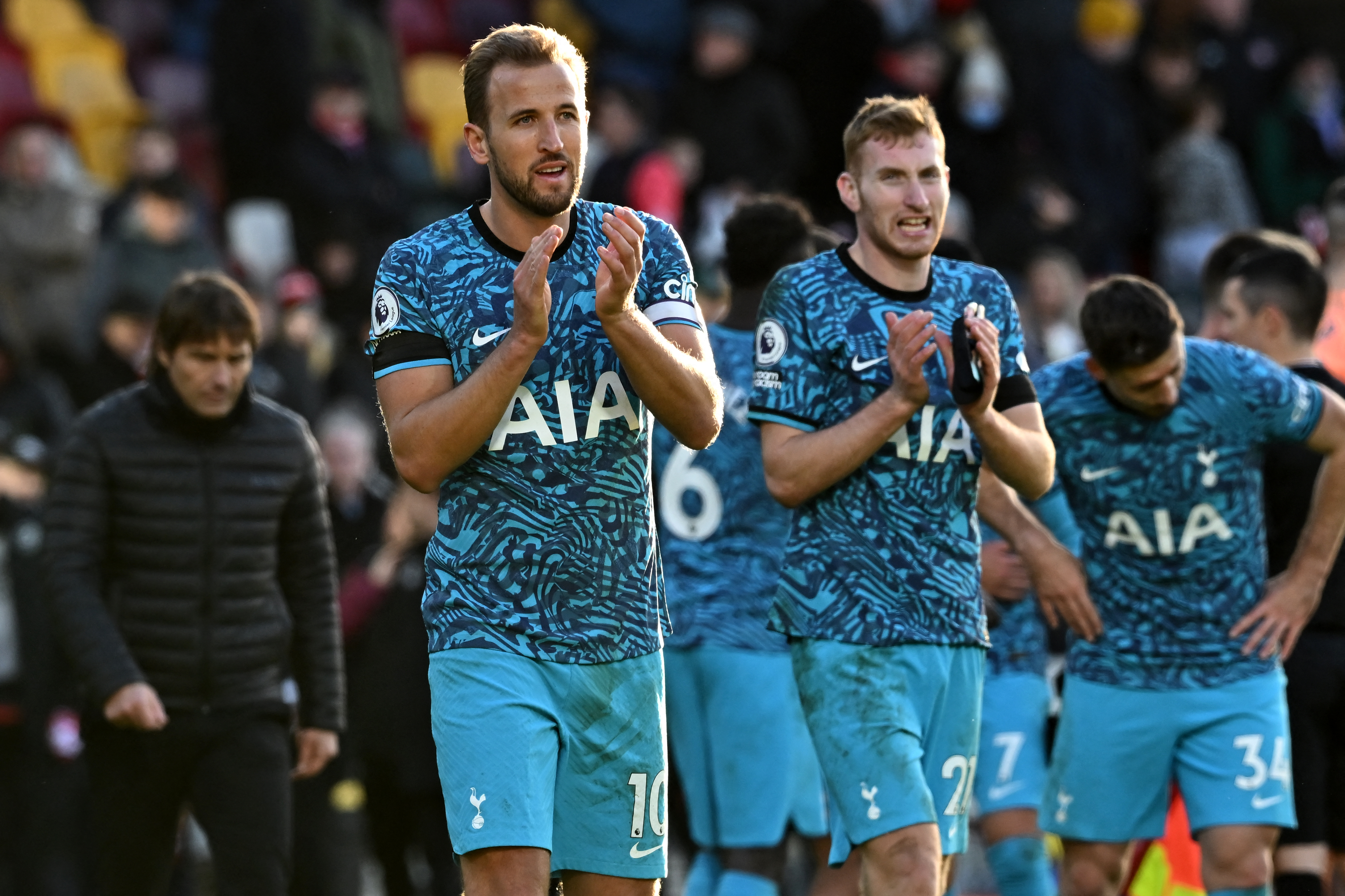 Tottenham y Brentford empataron en el regreso de la Premier League