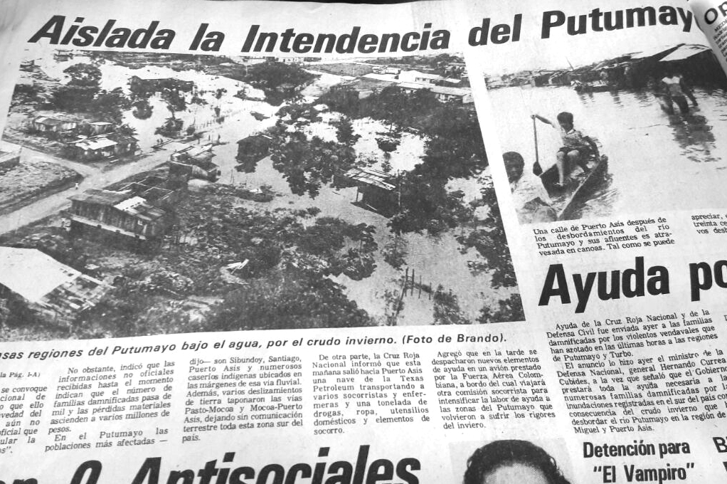 La última vez que Putumayo gritó por ayuda