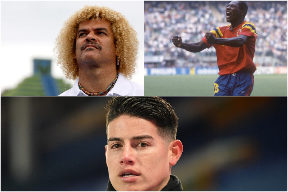 Las críticas del “Pibe” Valderrama y Freddy Rincón a James Rodríguez