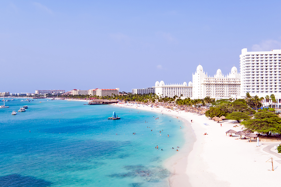 Aruba Eagle Beach y sector hotelero