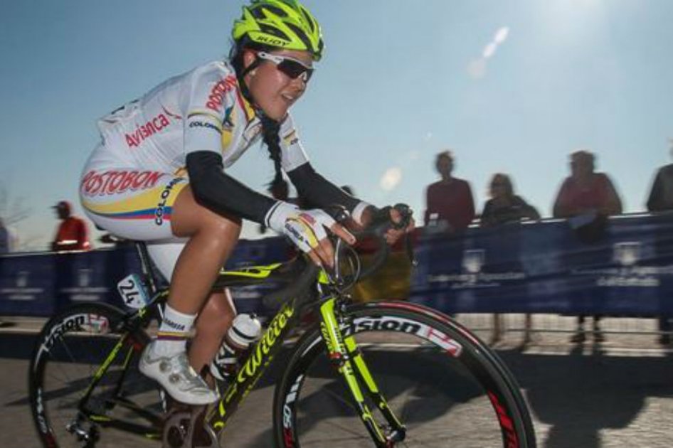 Camila Valbuena disputó la CRI individual sub-23 en el Mundial de Ciclismo que se disputa en Richmond. Foto: Federación Colombiana de Ciclismo.
