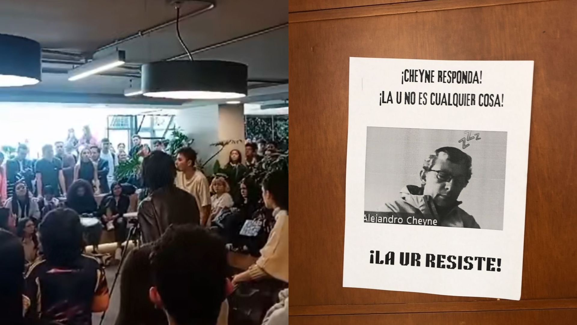 Estudiantes protestan por presuntos malos manejos financieros en la U. del Rosario
