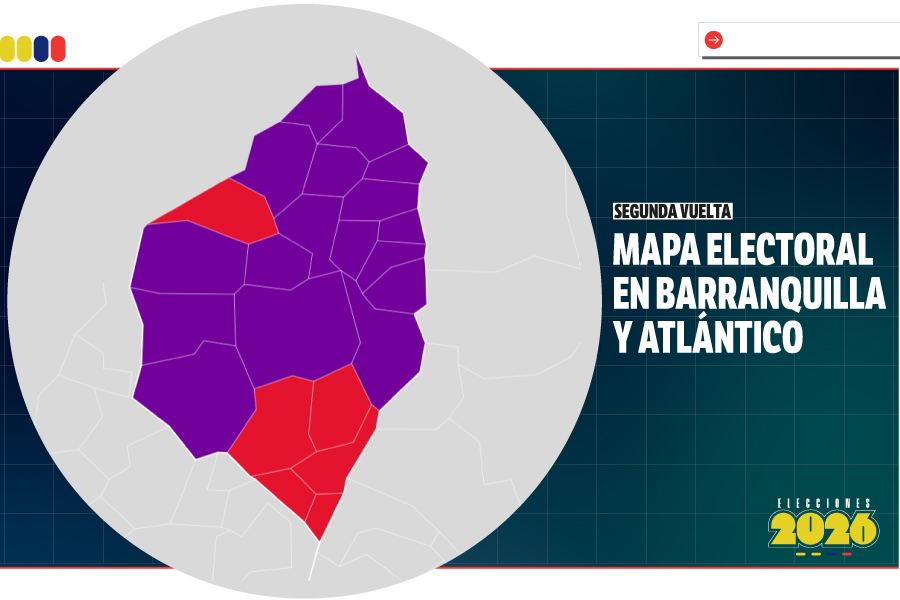 Barranquilla y Atlántico en las urnas: resultados de la segunda vuelta presidencial