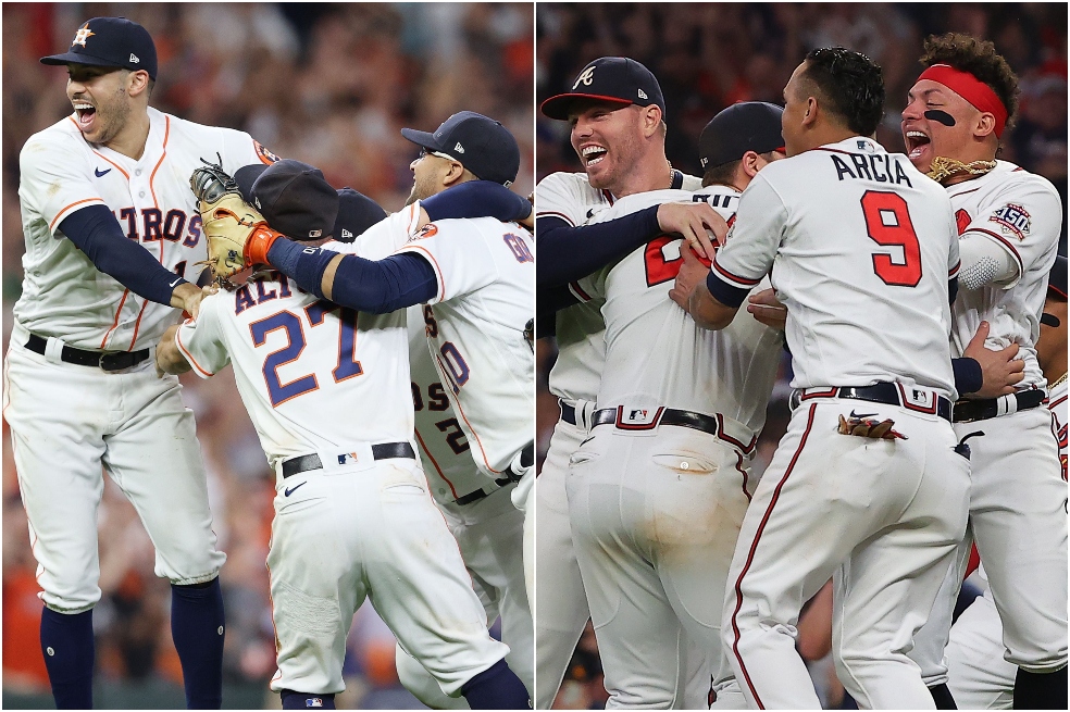 Duelo reñido entre los Bravos y los Astros en la Serie Mundial